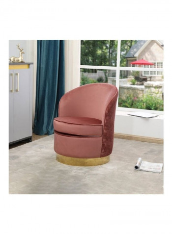 Monett Accent Chair Rose Gold