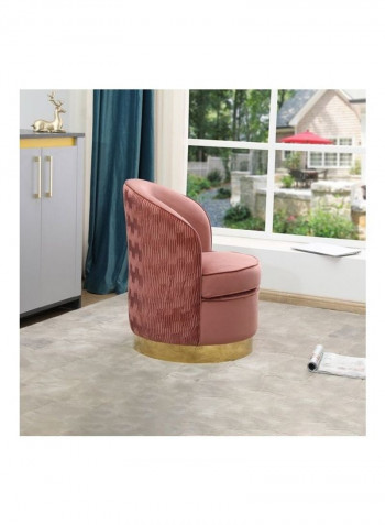 Monett Accent Chair Rose Gold