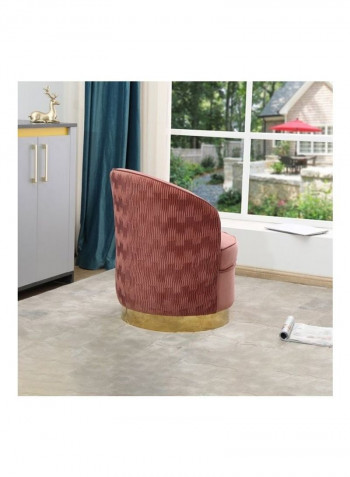Monett Accent Chair Rose Gold