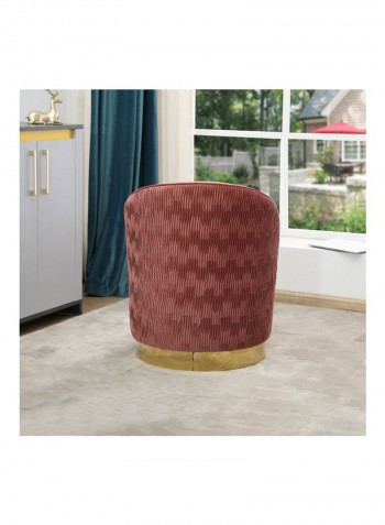 Monett Accent Chair Rose Gold