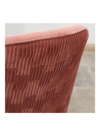 Monett Accent Chair Rose Gold