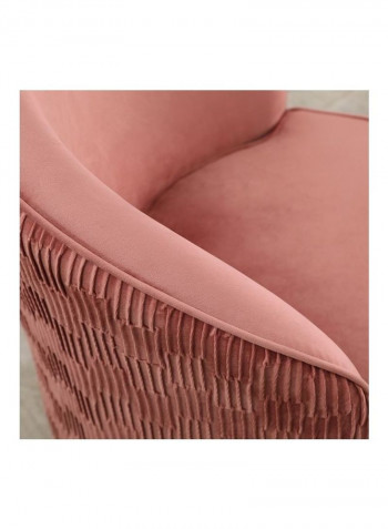 Monett Accent Chair Rose Gold