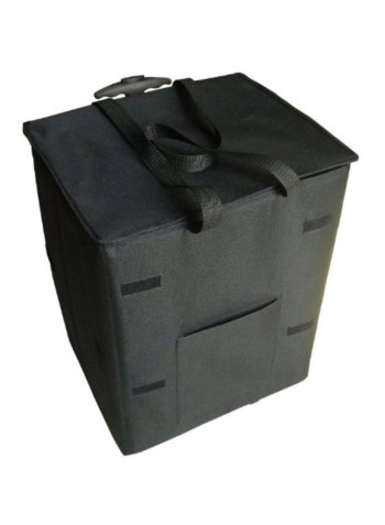 Rolling Utility Cart Basket Black