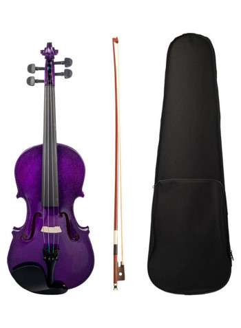 3-Piece 4/4 Violin With Gig Bag And Bow