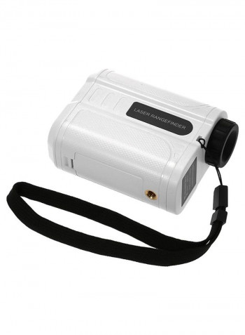 Golf Rangefinder Outdoor Handheld Laser Distance Meter White 14.5 x 6.3centimeter