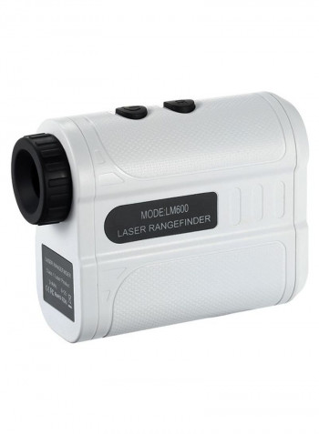 Golf Rangefinder Outdoor Handheld Laser Distance Meter White 14.5 x 6.3centimeter