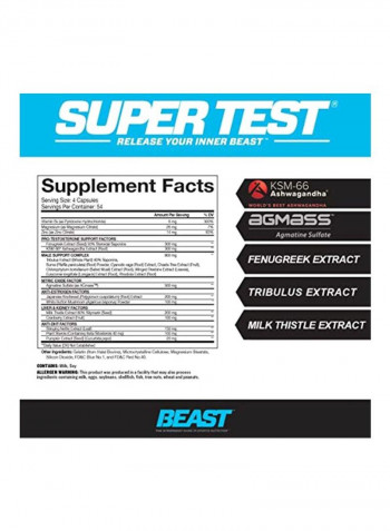 Super Test With Testovoxn Muscle Builder Dietary Supplement Set
