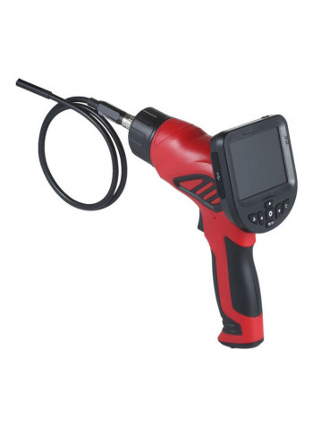 F5-508 Handheld Industrial Endoscope with 860mm Snakelike Tube 8.5mm Lens Red