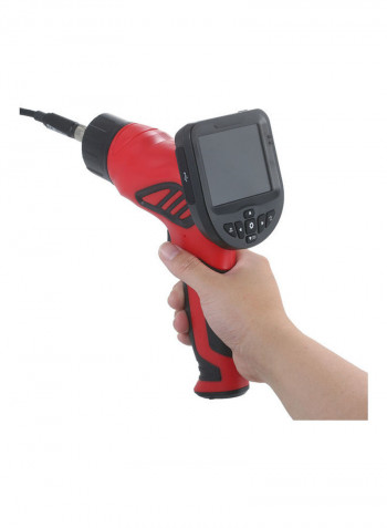 F5-508 Handheld Industrial Endoscope with 860mm Snakelike Tube 8.5mm Lens Red