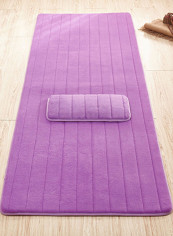 Simple Anti-Skidding Floor Area Rug Purple 140x200centimeter