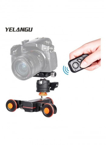 Wireless Remote Control 3 Speed Adjustable Mini Slider Skater Black/Orange