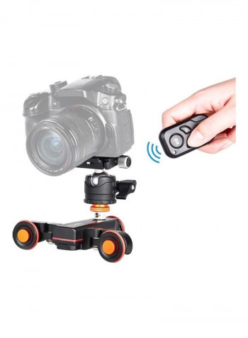 Wireless Remote Control 3 Speed Adjustable Mini Slider Skater Black/Orange