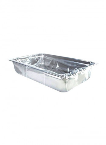 100-Piece Pan Liner Set Clear