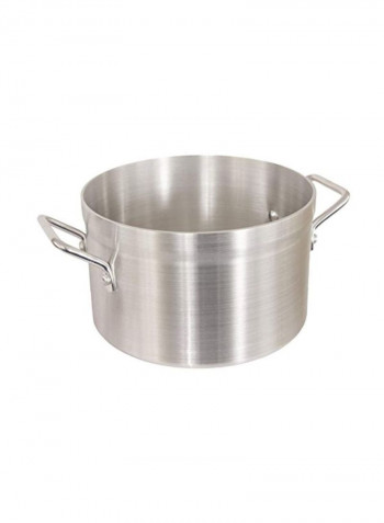 Aluminum Saucepot Silver 42Quart
