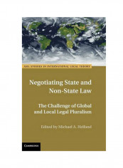 Negotiating State And Non-State Law: The Challenge Of Global And Local Legal Pluralism Hardcover