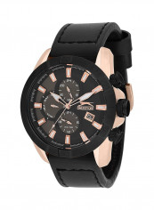 Men's Leather Chronograph Watch