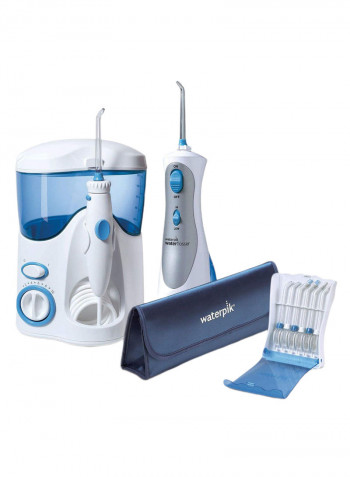 Waterpik Ultra And Cordless Plus Water Flosser White/Blue