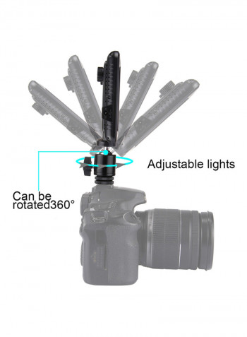 Dimmable Studio Light For Canon/Nikon Black