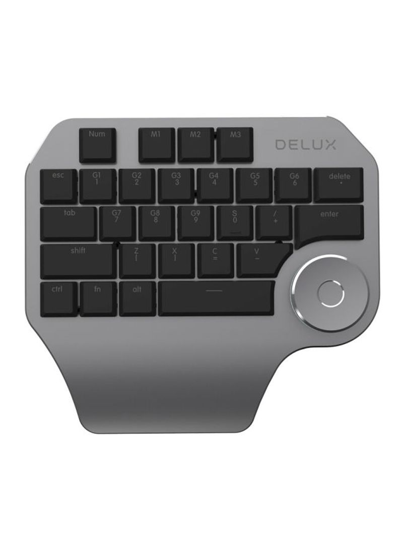 T11 Wired Touchpad Keyboard Grey/Black