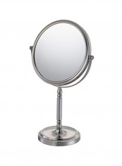 Recessed Base Vanity Mirror Silver 7.8x7.8x15inch
