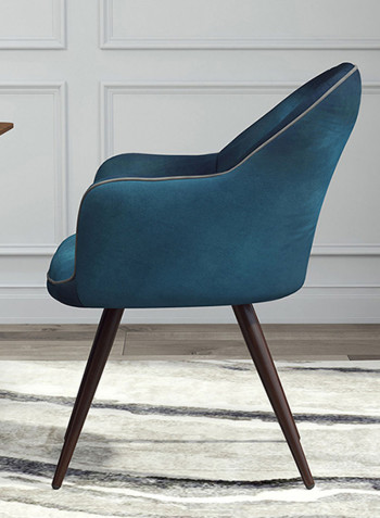 Modern Design Dining Chair Blue/Brown