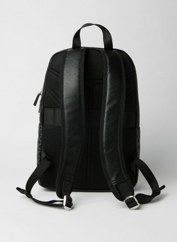 Round Logo Backpack Olive Mix