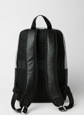 Round Monogram Backpack Navy Mix