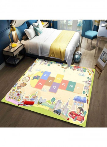 1 Piece Cartoon Kid's Room Carpet Yellow 80*180 (W*L)cmcm