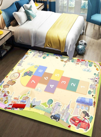 1 Piece Cartoon Kid's Room Carpet Yellow 80*180 (W*L)cmcm
