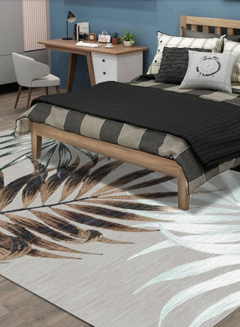 Modern Simple Leaves Pattern Comfy Non-Slip Rug multicolour 80*180 (W*L)cmcm