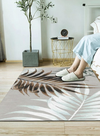 Modern Simple Leaves Pattern Comfy Non-Slip Rug multicolour 80*180 (W*L)cmcm