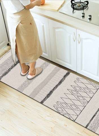 Ethnic Style Geometric Pattern Anti-Slip Washable Rug multicolour 80*180 (W*L)cmcm