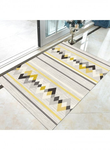 1 Piece Home Rug Simple Classic Geometric Pattern Carpet Yellow 80*180 (W*L)cmcm