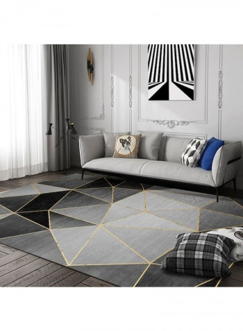 Modern Brief Style Geometric Pattern Anti-Slip Door Rug multicolour 80*180 (W*L)cmcm