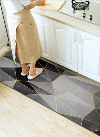 Modern Brief Style Geometric Pattern Anti-Slip Door Rug multicolour 80*180 (W*L)cmcm