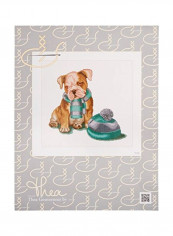 16 Count Counted Cross Stitch Kit Brown/Green/Grey