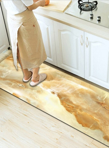 Home Rug Simple Luxury Abstract Anti-Slip Living Room Bedroom Floor Mat Yellow 80*180 (W*L)cmcm