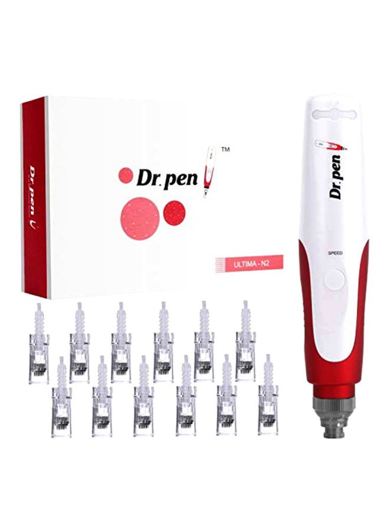 Dr. Pen Ultima N2 Professional Microneedling Pen Set Red/White/Clear