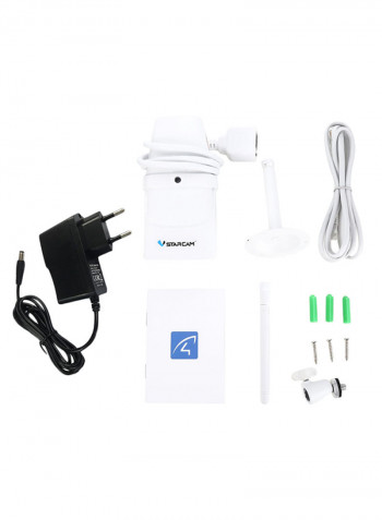 C16S Full HD 1080P IP67 Waterproof Indoor Outdoor Security Camera IR Night Vision Motion Detection Alarm - EU Plug