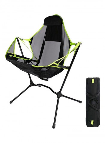 Outdoor Folding Chair With Pillow 62x17x15cm