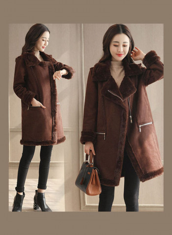Lamb Wool Padded Jacket Green
