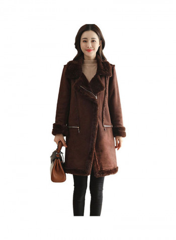 Lamb Wool Padded Jacket Green