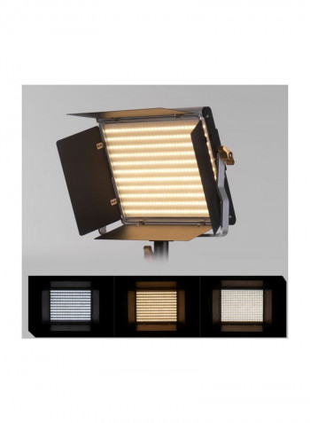 Dimmable LED Video Light Kit 23.2x20centimeter Black/Silver