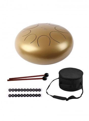 Handpan Drum With Carry Bag & Note Sticks