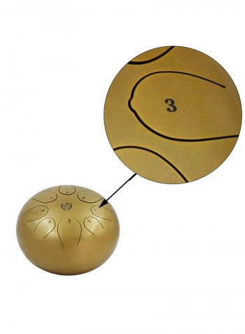 Handpan Drum With Carry Bag & Note Sticks
