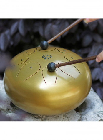 Handpan Drum With Carry Bag & Note Sticks