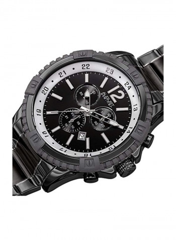 Men's 3 Subdials Stainless Steel Chronograph Watch