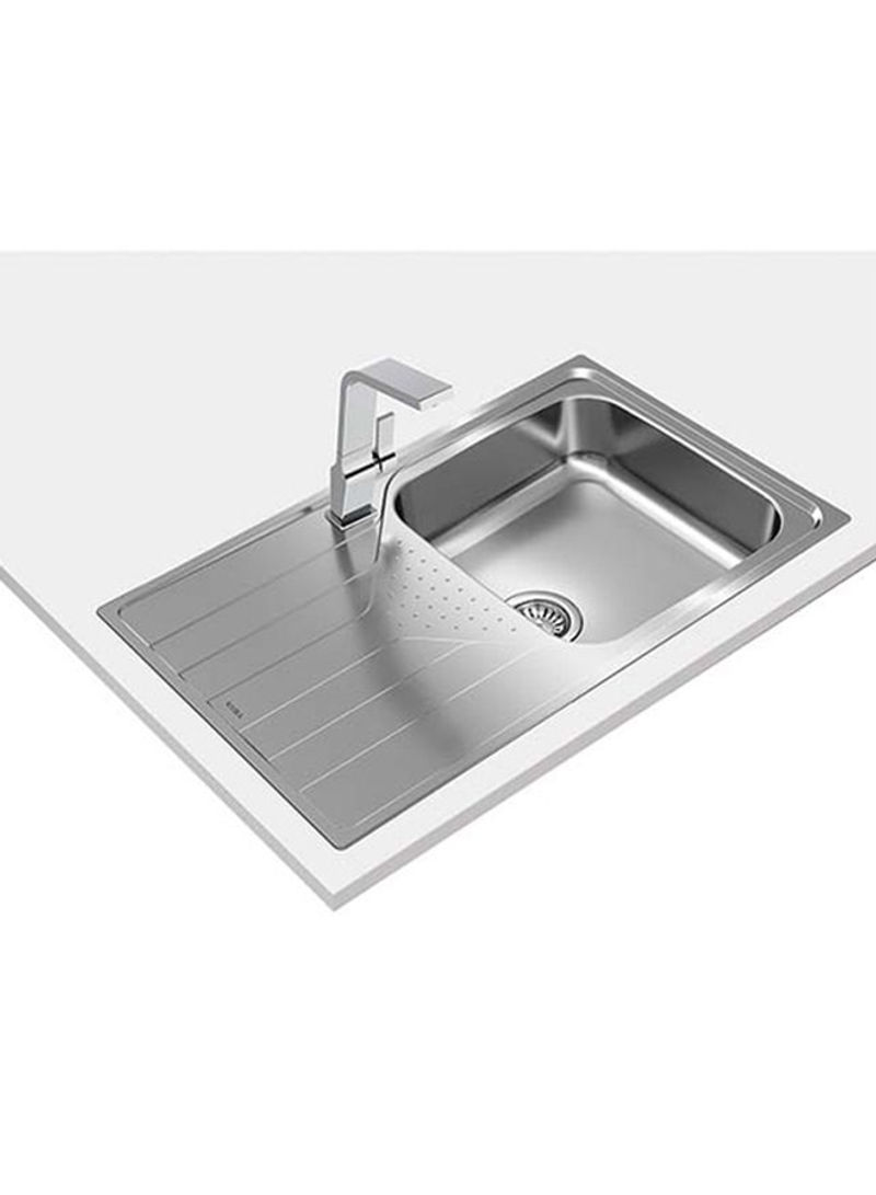 Universe 50 T-Xp 1B 1D Plus Inset Reversible Stainless Steel 1 Bowl Sink Stainless Steel 860x500x195mmmm