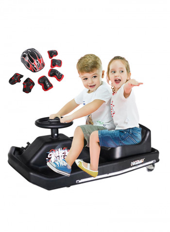 360-Degree Electric Draft Ride-On Scooter