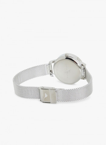 Women's Silver 3D Bee Mesh Watch